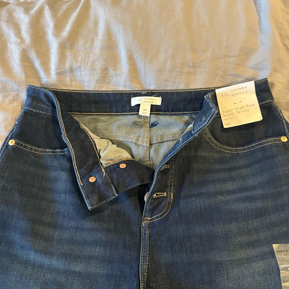 LC Lauren Conrad Super High-Rise Skinny Jeans